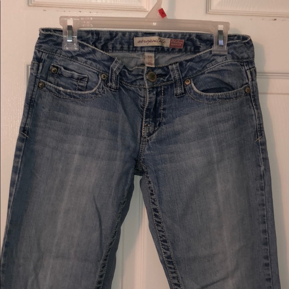 Light wash jeans